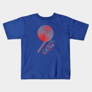 candy red blue Kids T-Shirt